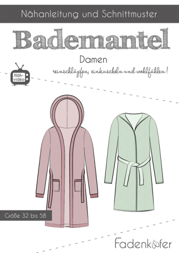 Fadenkäfer Bademantel Damen